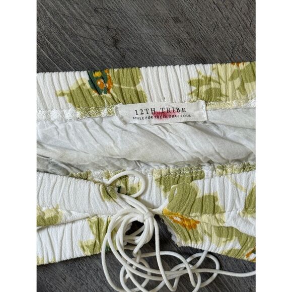12th Tribe Floral Feminine Elastic Crop Top Small Festival Edgy - Picture 5 of 12